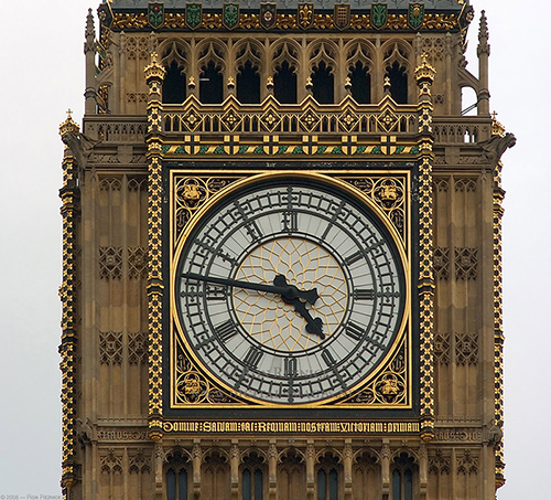 Close up of the Big Ben clock